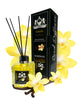 Lion Francesco Vanilla reed diffuser 150 ml bottle with rattan sticks and black gift box