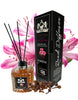 Lion Francesco Clove Oleander reed diffuser 150 ml bottle with rattan sticks and black gift box