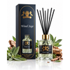 Golden Silva Wood Sage home fragrance reed diffuser 150 ml with retail packaging - Royalsperfume