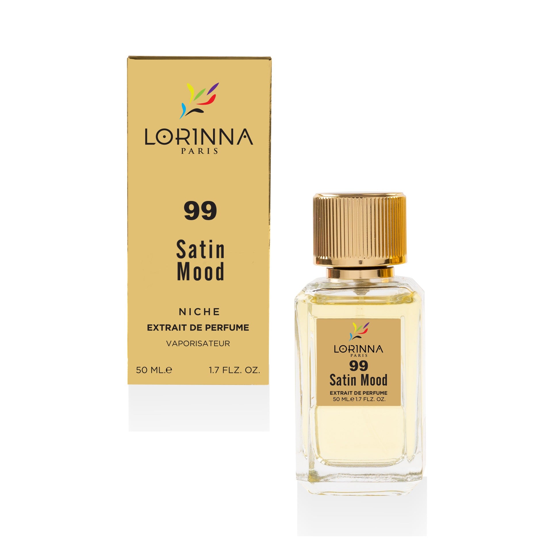 Lorinna Satin Mood EDP 50 ml bottle with retail packaging - Royalsperfume