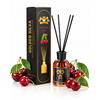 Golden Silva Sour Cherry home fragrance reed diffuser 110 ml with retail packaging - Royalsperfume