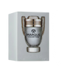 Marque Collection N-125 — grey box printed with the trophy-shaped silver bottle on the front panel