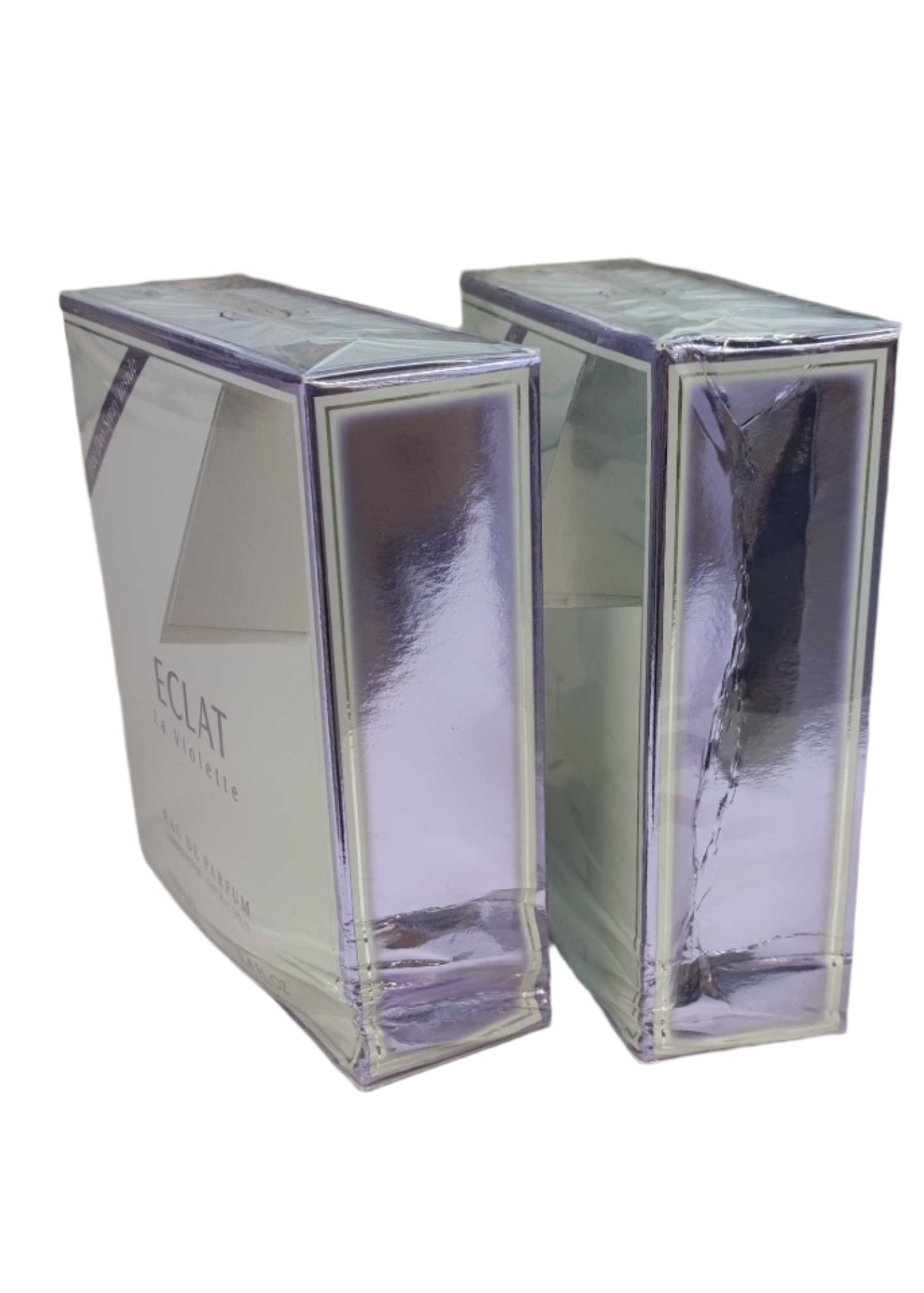 Eclat La Violette con deodorante di Fragrance World, EDP 100 ml (PRODOTTO DIFETTOSO)