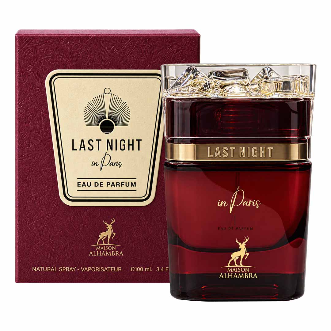 MAISON ALHAMBRA Last Night In Paris Eau de Parfum unisex 100ml with retail packaging - Royalsperfume