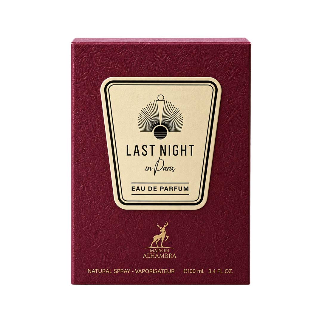 MAISON ALHAMBRA Last Night In Paris Eau de Parfum unisex 100ml spray - Royalsperfume