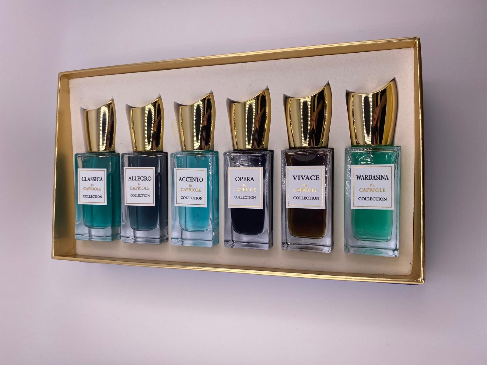 Set di profumi della collezione Capriole, 6 x 30 ml