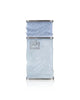 Nusuk Raqm Extrait de Parfum 100ml bottle with matching light blue packaging, displayed on a white background.