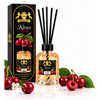 Golden Silva Cherry home fragrance reed diffuser 150 ml with retail packaging - Royalsperfume