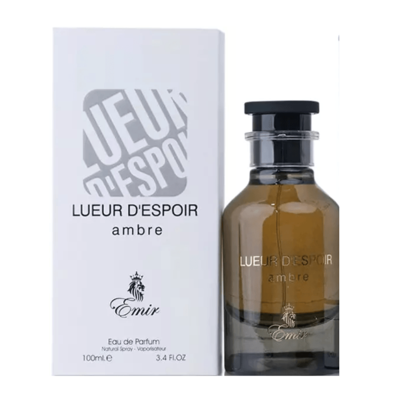 Emir Lueur D'espoir Ambre, acqua profumata unisex da 100 ml - Royalsperfume Profumo EMIR