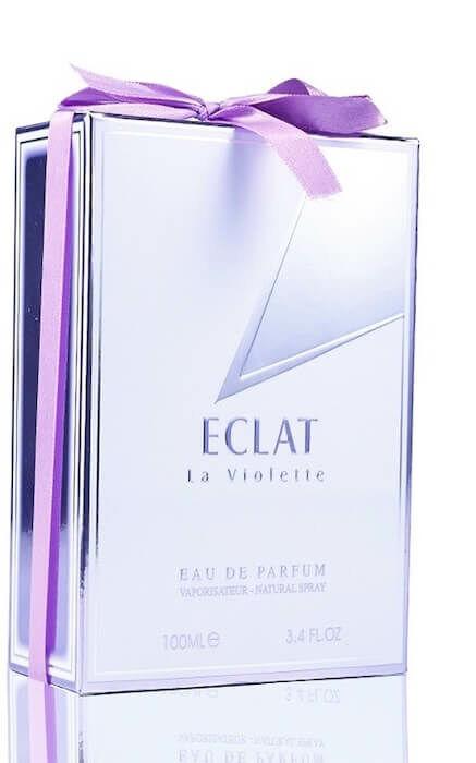 Eclat La Violette con deodorante di Fragrance World, EDP 100 ml