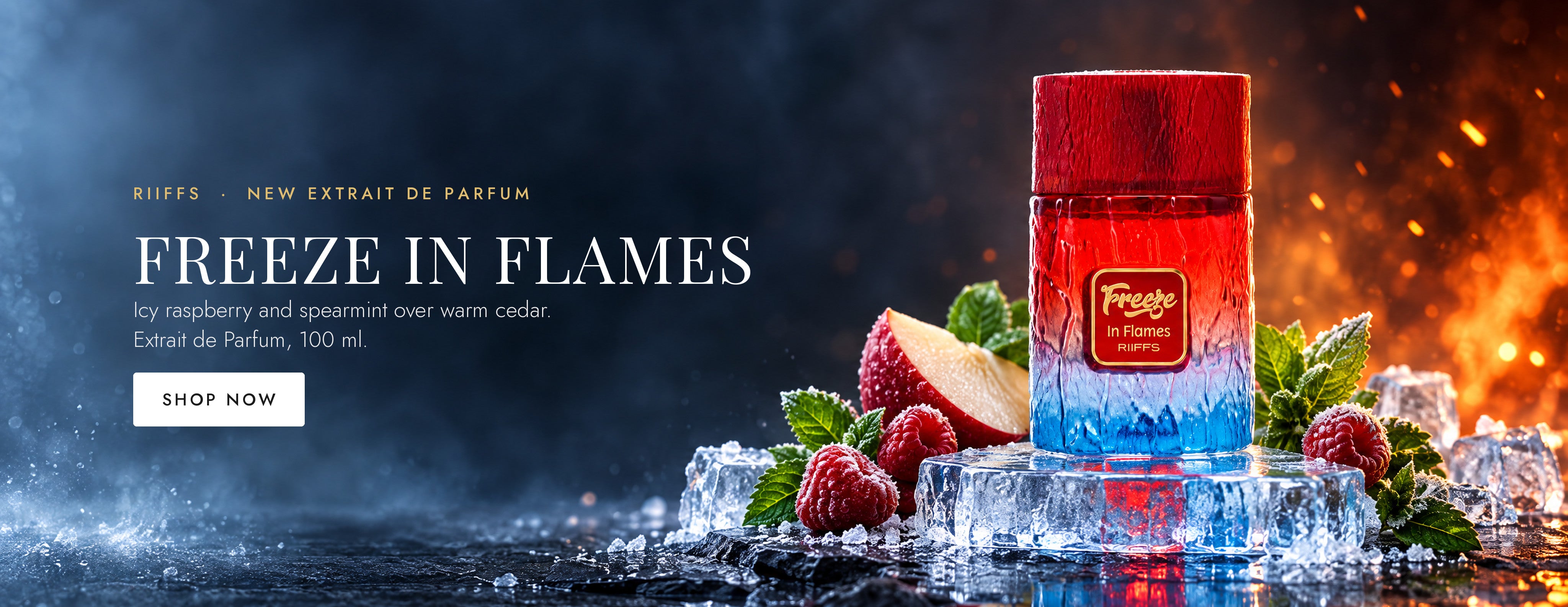 Freeze in Flames by Riiffs Extrait de Parfum 100 ml - new at Royalsperfume