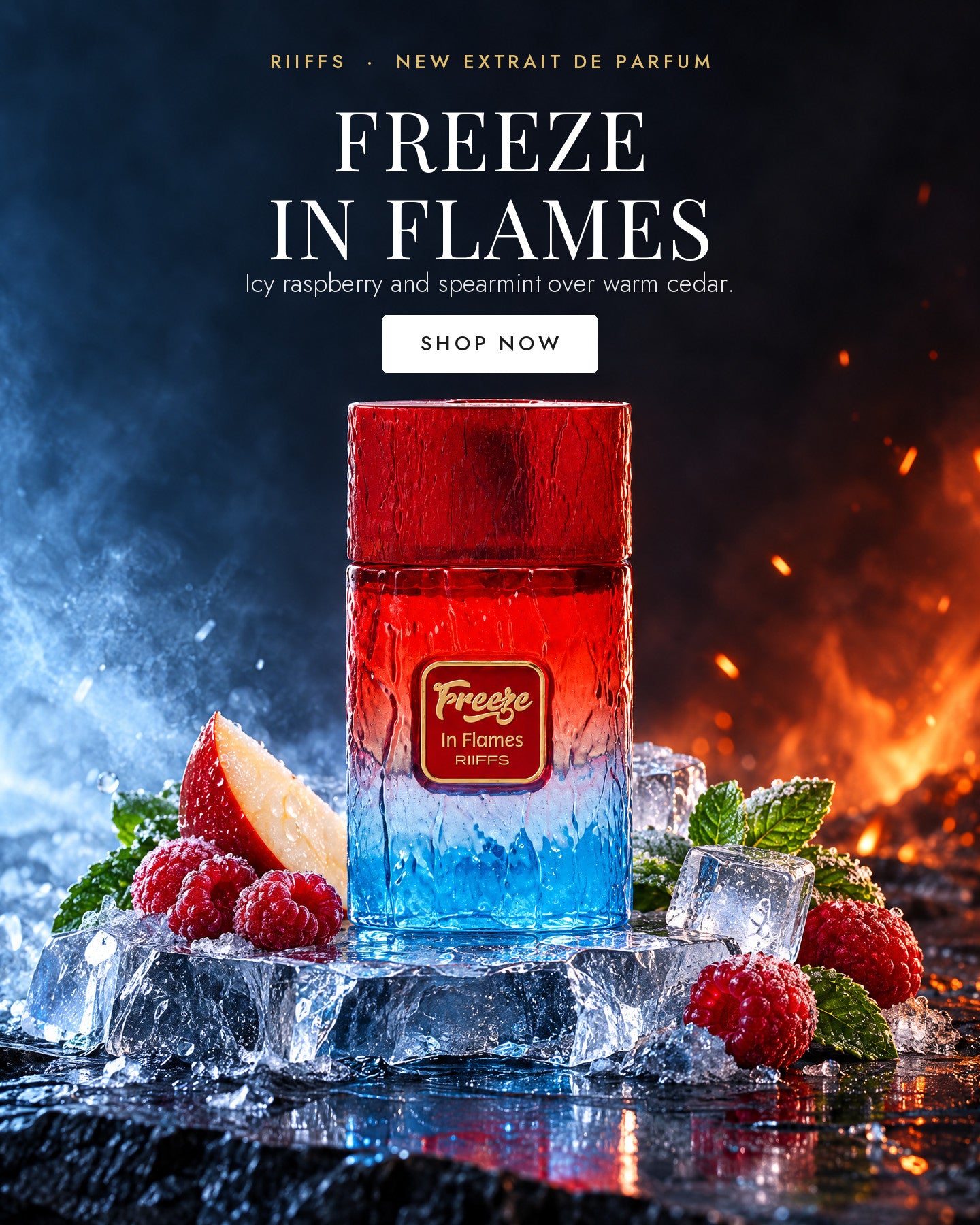 Freeze in Flames by Riiffs Extrait de Parfum 100 ml - new at Royalsperfume