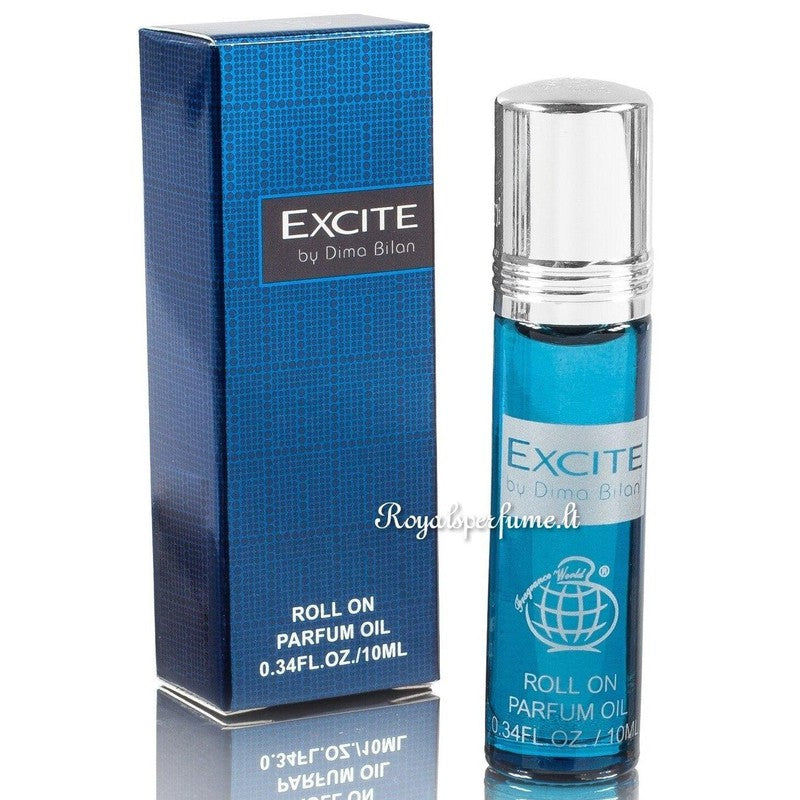 FW Excite di Dima Bilan, olio profumato da uomo 10 ml - Royalsperfume Fragrance World Perfume