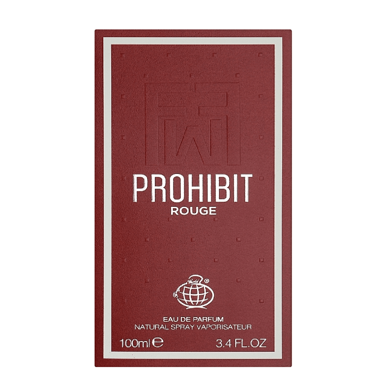 FW Zakaz Rouge perfumowana woda dla kobiet 100ml - Royalsperfume World Fragrance Perfumy