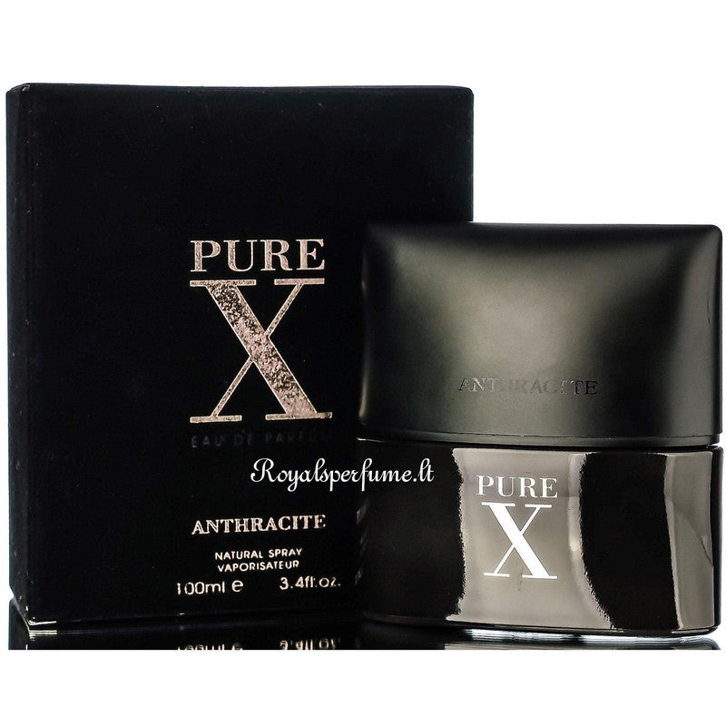 FW Pure X Anthracite, agua de colonia para hombre, 100 ml - Royalsperfume Fragrance World Perfume