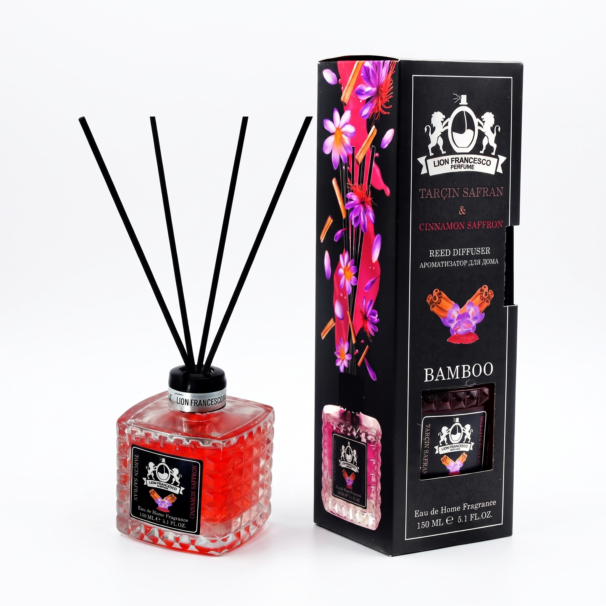 Cinnamon & Saffron home fragrance by Lion Francesco 150ml