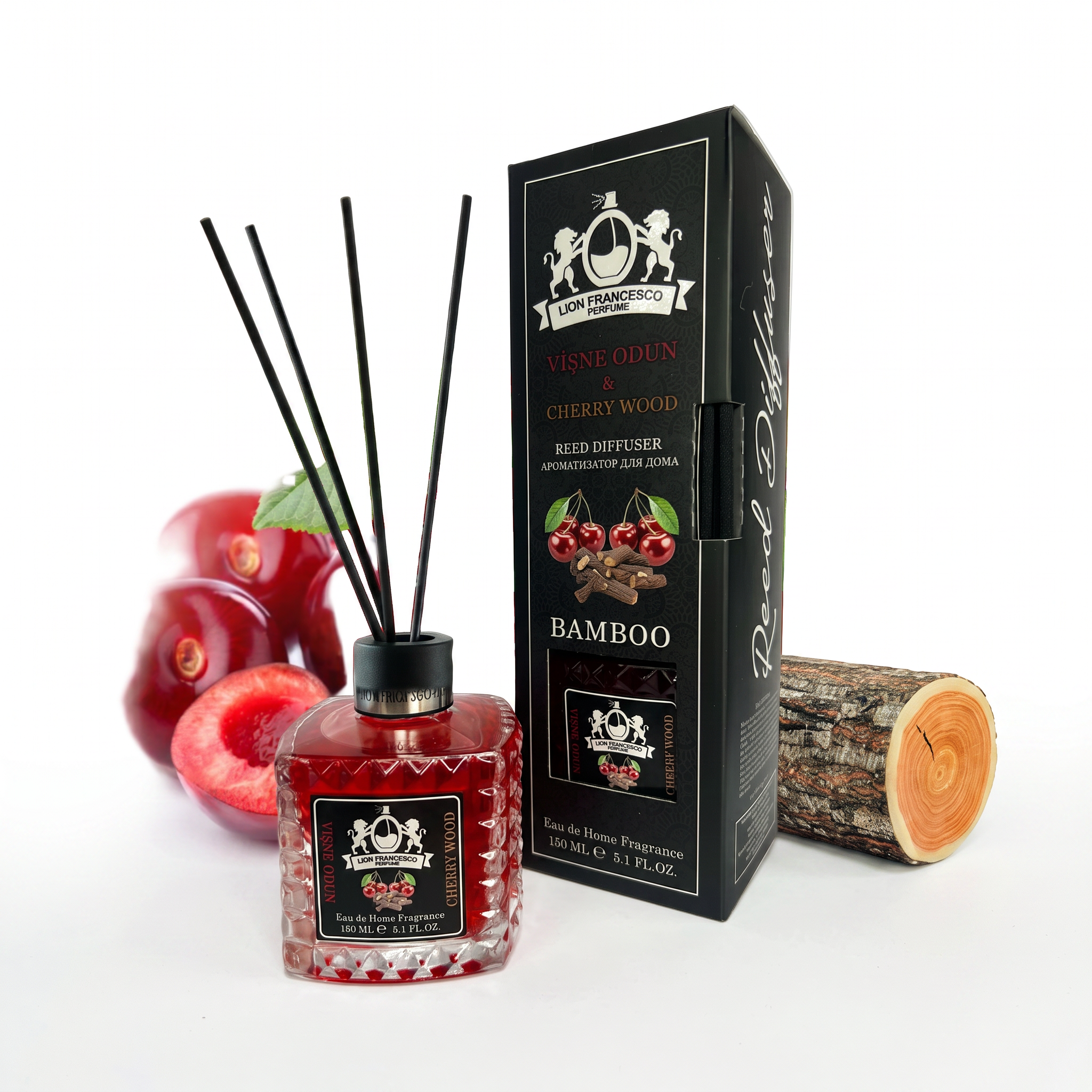 Cherry & Wood home fragrance by Lion Francesco 150ml