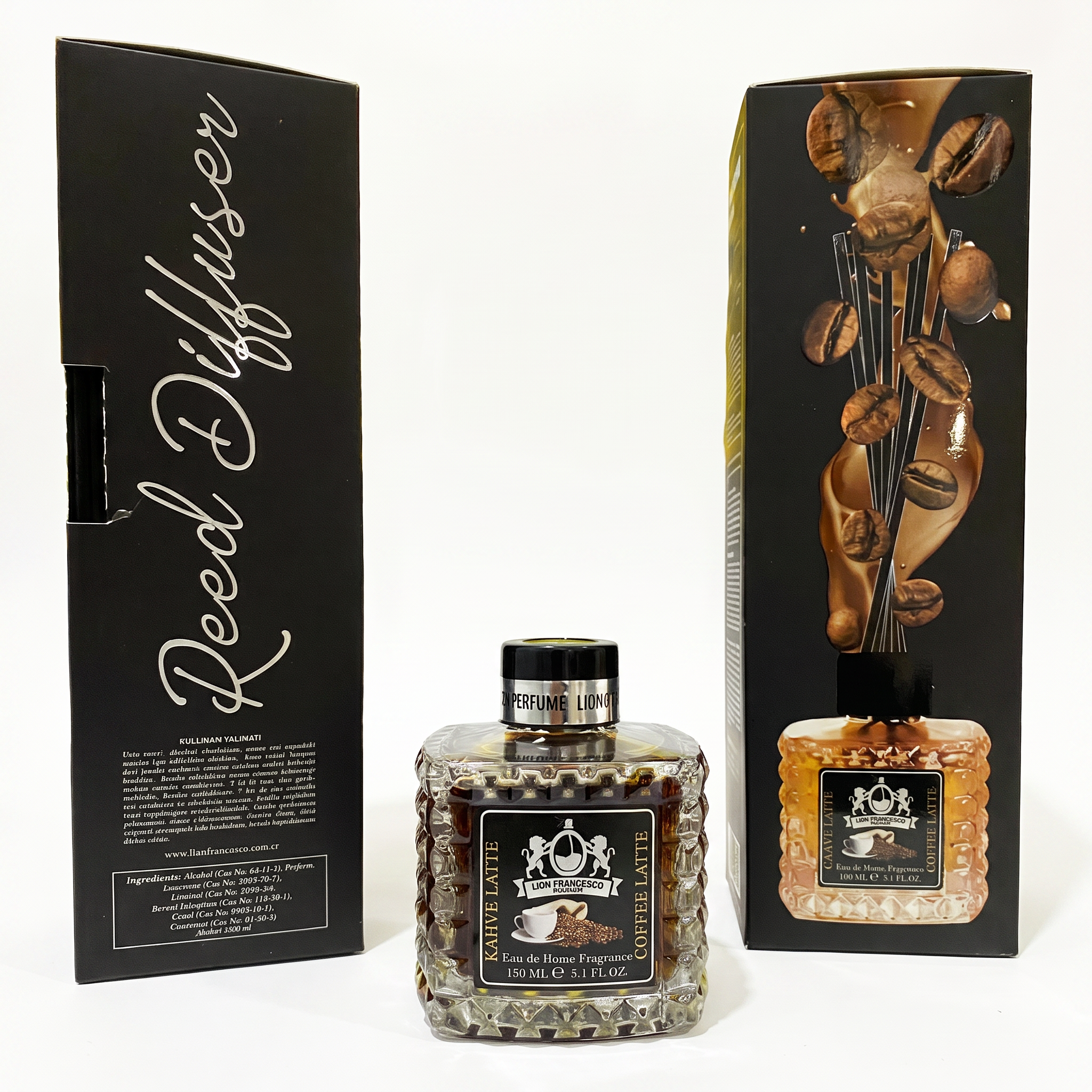 Coffee Latte home fragrance by Lion Francesco 150ml