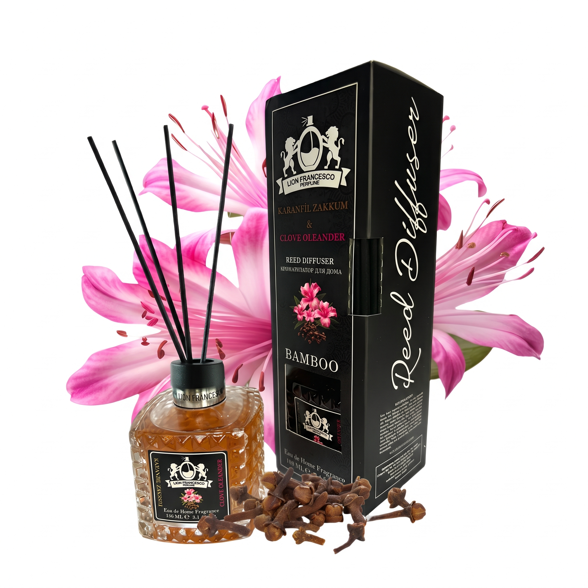 Clove Oleander home fragrance by Lion Francesco 150ml