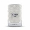 Shiyaaka Snow by Khadlaj EDP 100 ml — white quilted glass bottle on a white background