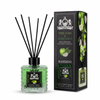 Lion Francesco Green Apple reed diffuser 150 ml with black bamboo reeds and its gift box