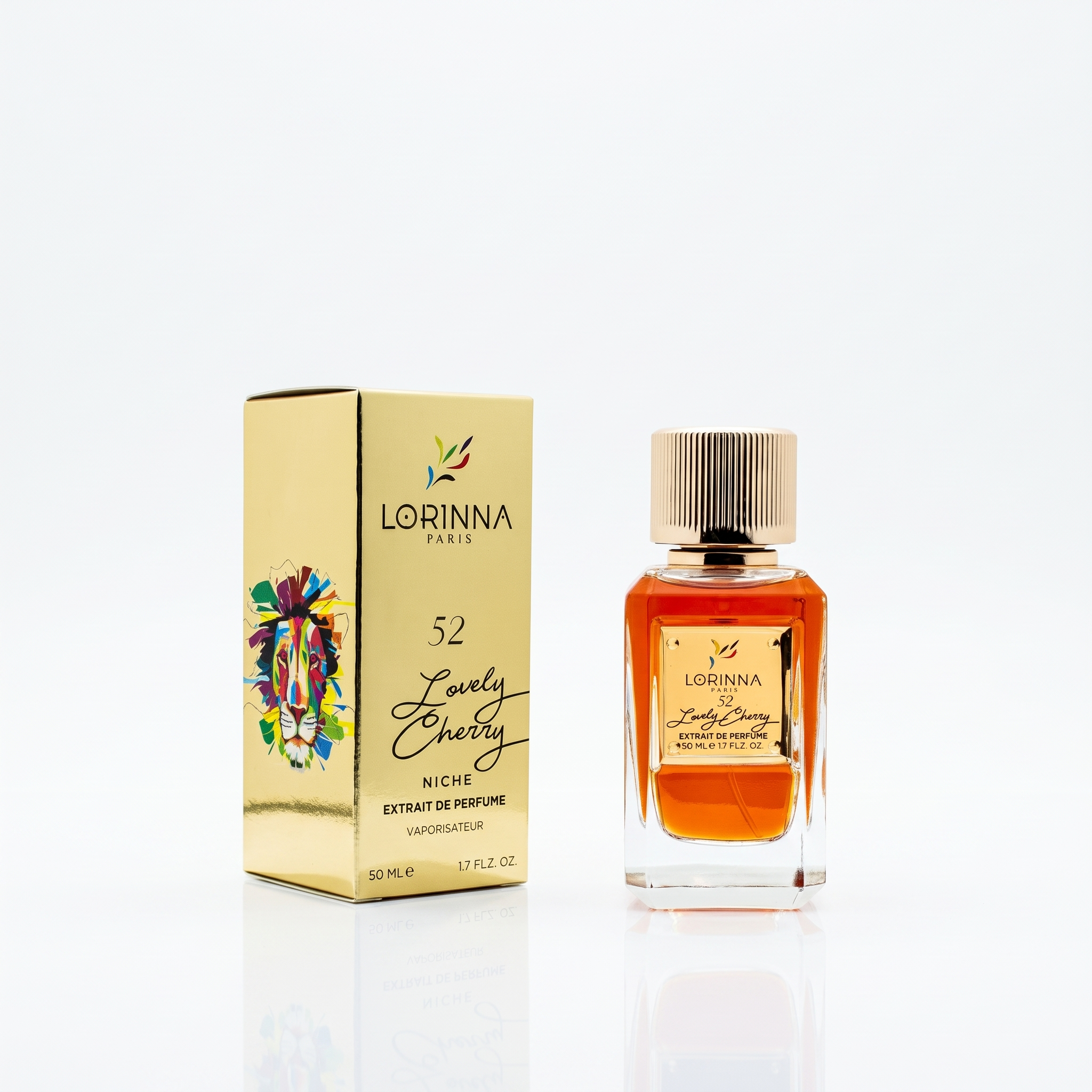 Lovely Cherry 52 By Lorinna EDP 50ml - bottle with box