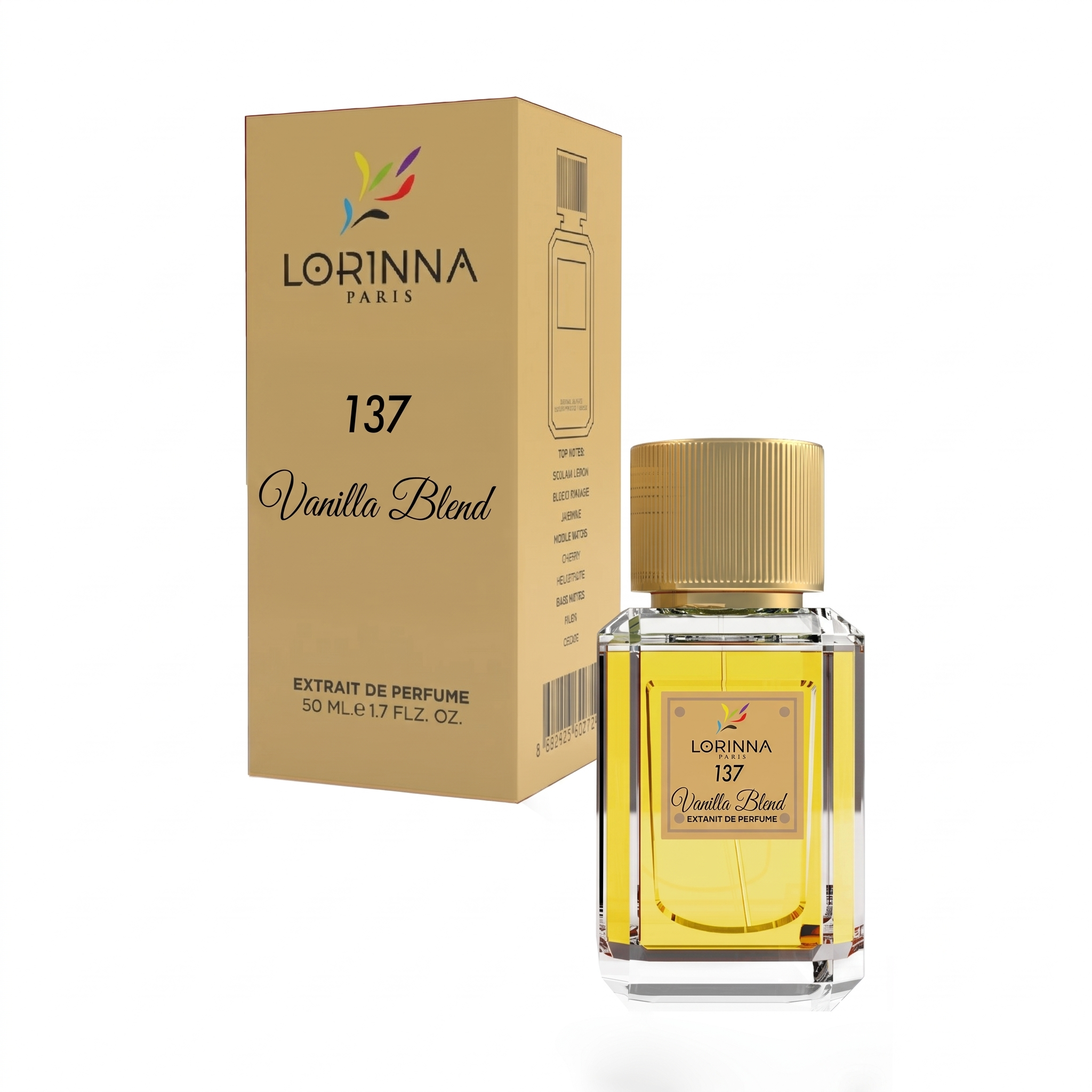 Vanilla Blend 137 by Lorinna EDP 50ml - bottle with box