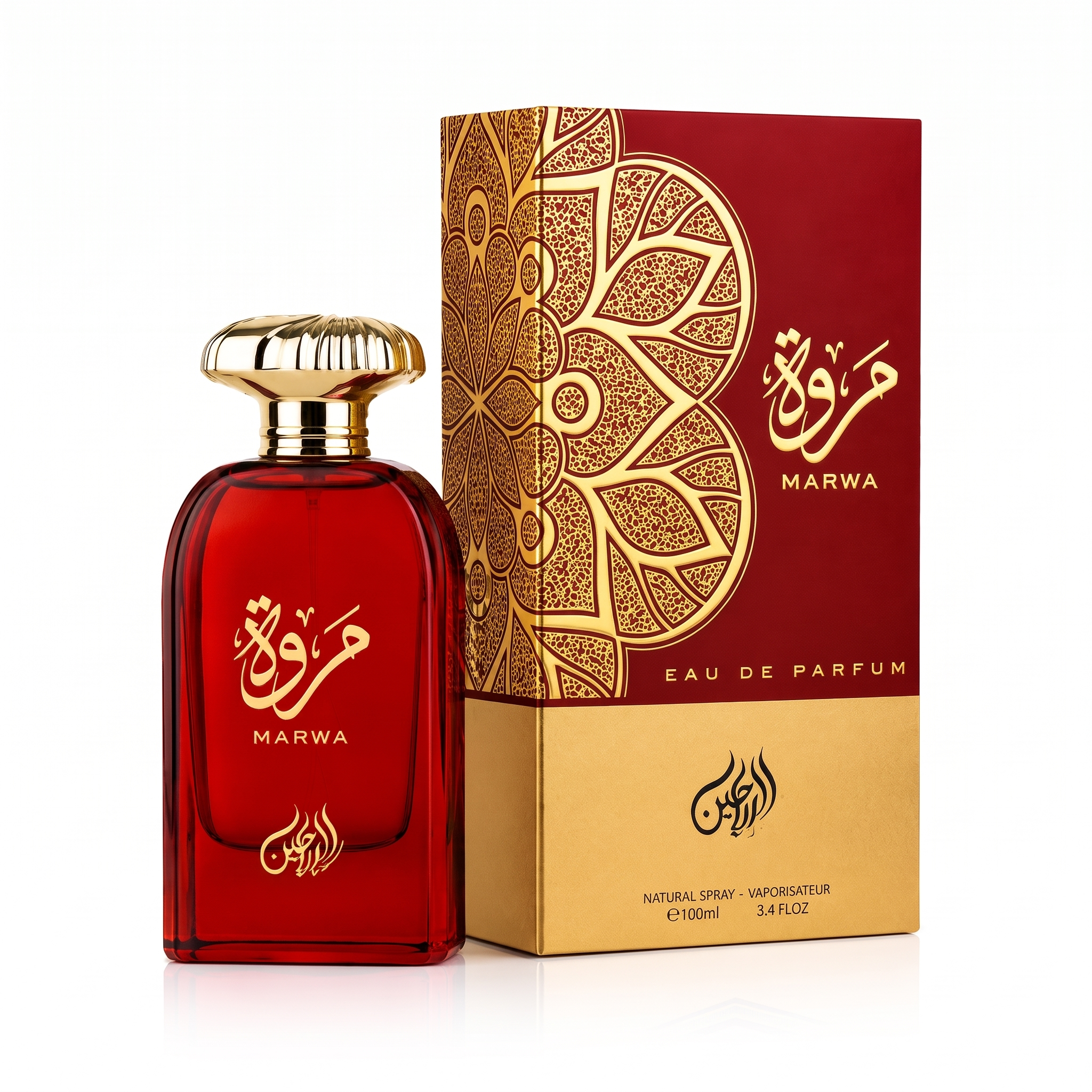 Marwa by Al Rayaheen EDP 100ml - bottle with box