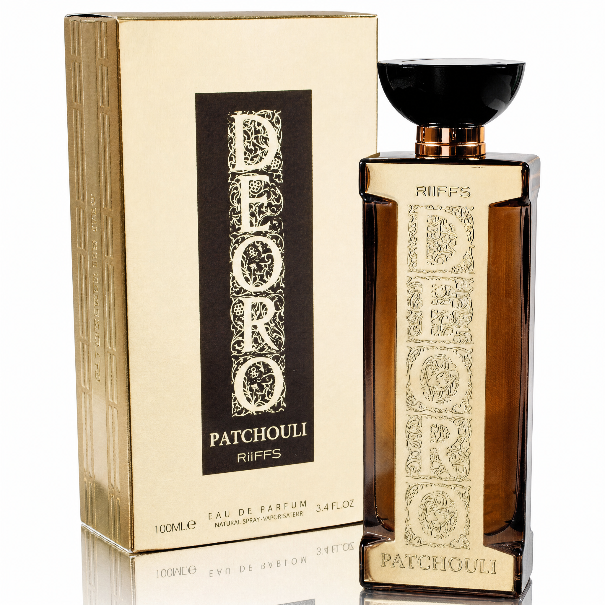Riiffs Deoro Patchouli EDP 100 ml with retail packaging - Royalsperfume