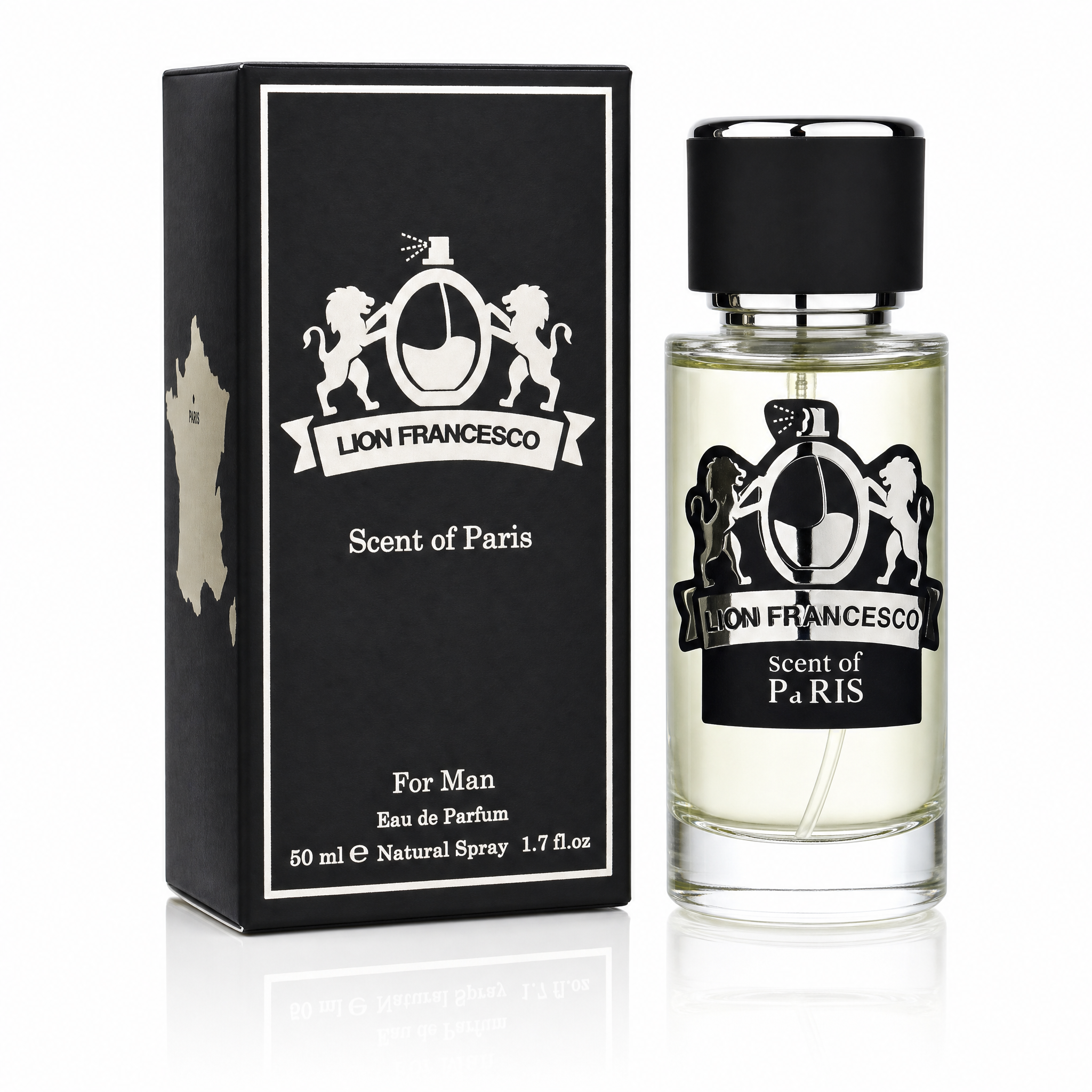 Lion Francesco Scent of Paris EDP 50 ml with retail packaging - Royalsperfume