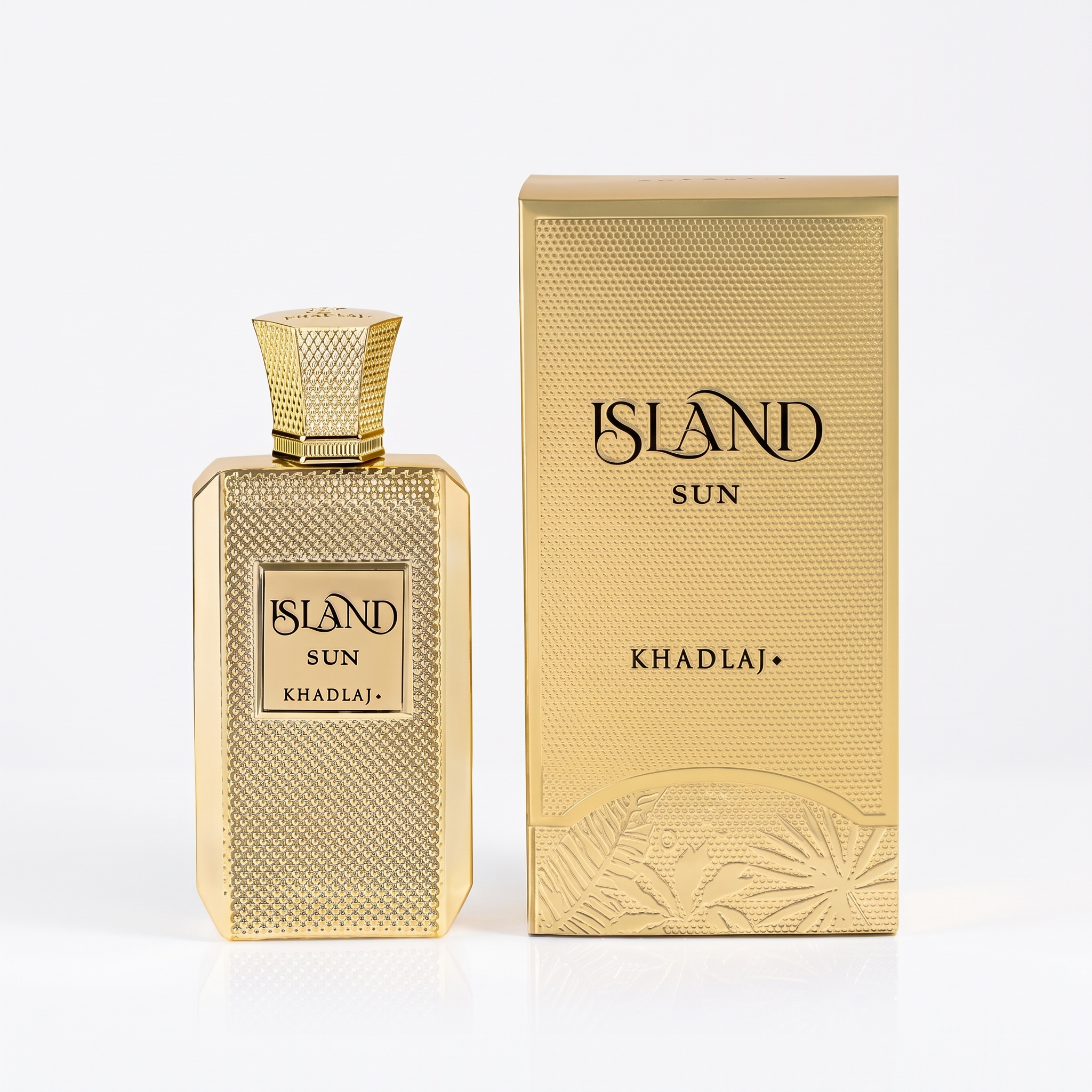 Khadlaj Island Sun EDP 100 ml bottle with retail packaging - Royalsperfume