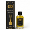 Golden Silva Amber Patchouli home fragrance reed diffuser 110 ml with retail packaging - Royalsperfume