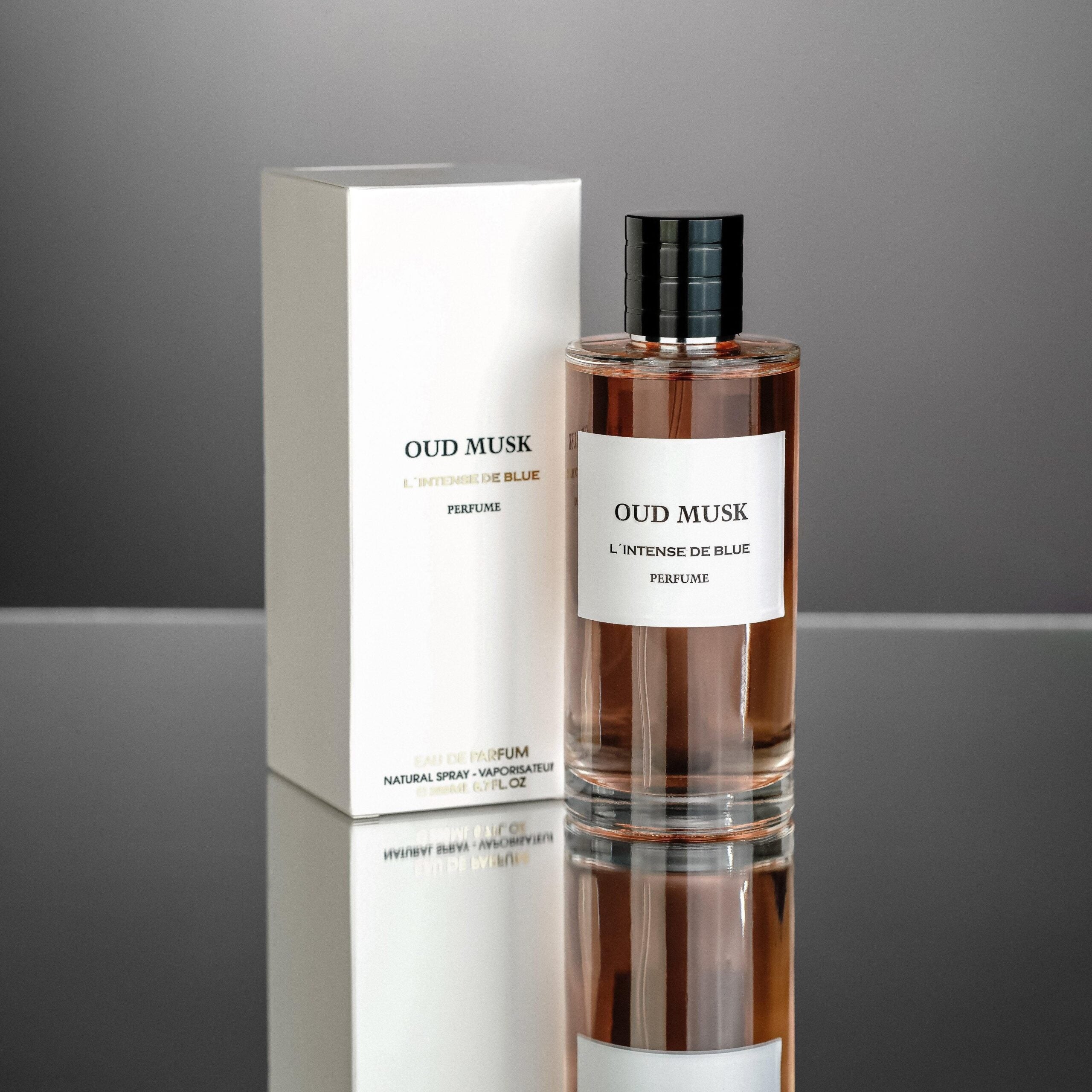 L'intense De Blue Oud Musk EDP 200 ml with retail packaging - Royalsperfume