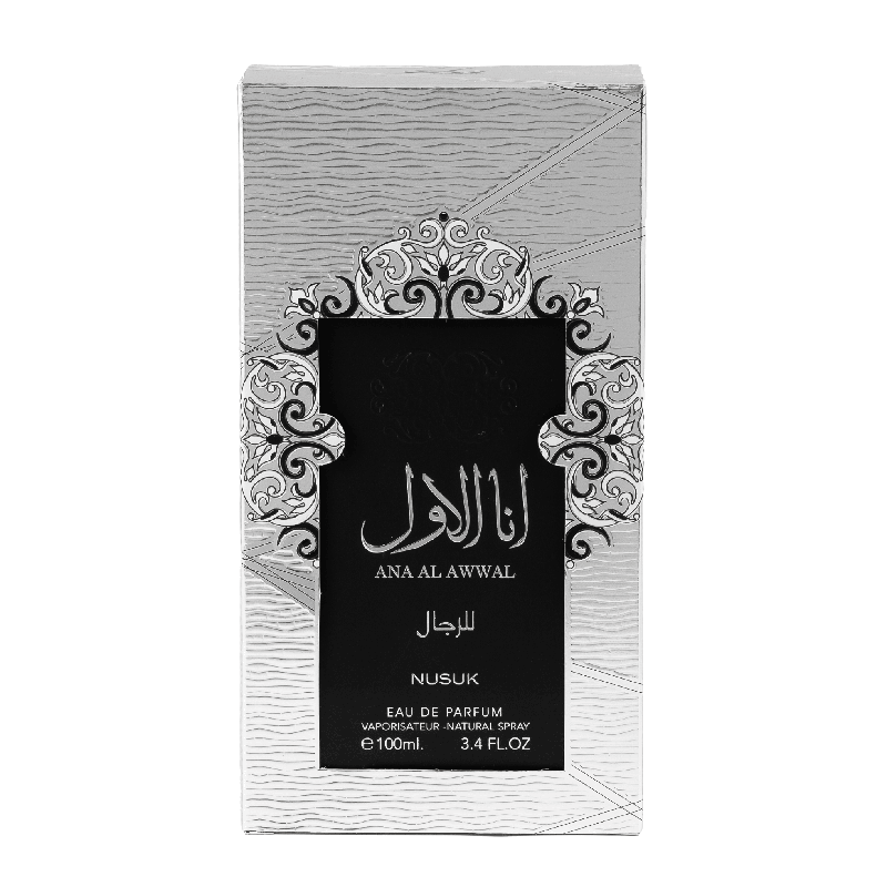 Nusuk Ana Al Awwal Black — парфюмированная вода для мужчин, 100 мл — Royalsperfume NUSUK Perfume