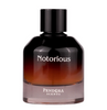 Notorious by Pendora Scents EDP 100ml — brown to black gradient glass bottle with black cap and Pendora Scents base