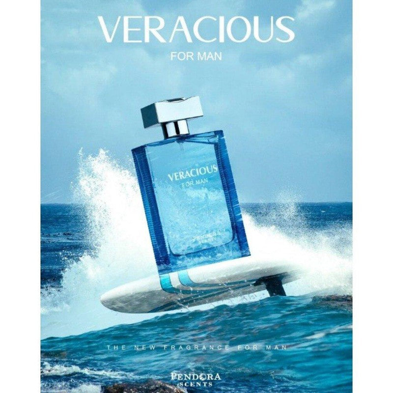 Pendora Scents Veracious For Man, acqua profumata da uomo 100 ml - Royalsperfume Perfumery Paris Corner LLC Tutto