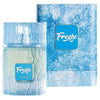 Freeze Eau de Parfum 100ml bottle with blue packaging by Universalus, featuring an icy blue design that reflects the fragrance’s fresh and cooling character.