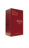 Backing Rouge 540 Extract by Rovena EDP — dark red 100 ml box with gold lettering and ornamental side print
